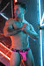 Jockstrap BREEDWELL Neo - Camo Jock Built in D - Rings Neon Pink 14 - SexyMenUnderwear.com