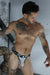 Jockstrap BREEDWELL Neo - Camo Jock With Built - In D - Rings White 16 - SexyMenUnderwear.com