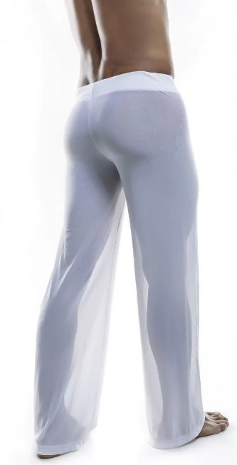 Joe Snyder Sexy Sweatpants Sheer Lounge Pants White Mesh JS30 3 - SexyMenUnderwear.com