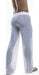 Joe Snyder Sexy Sweatpants Sheer Lounge Pants White Mesh JS30 3 - SexyMenUnderwear.com