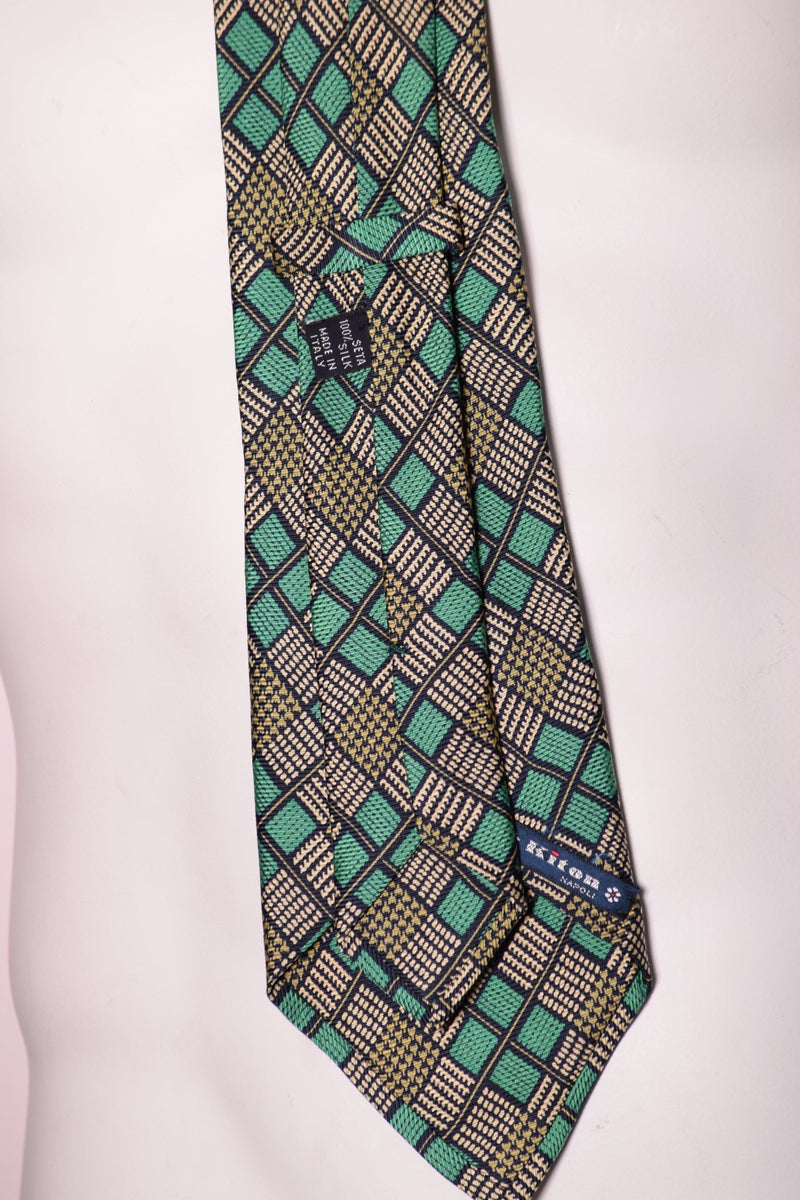 KITON Napoli Chic ART Men's neck Tie 100% Silk 58'' long K125