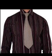 KITON Napoli Chic ART Men's neck Tie 100% Silk 58'' long K153