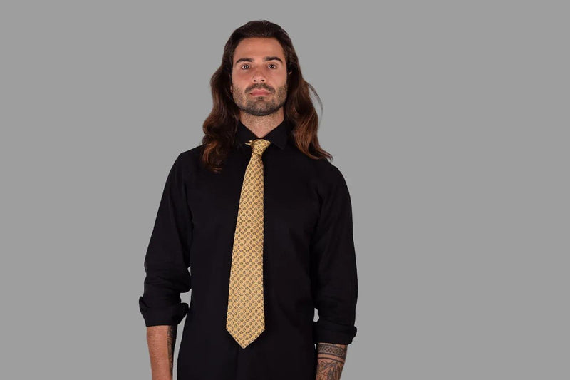 KITON Napoli Chic ART Men's neck Tie 100% Silk 58'' long K93