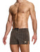 Knitted Shorts MODUS VIVENDI Crackled Slim Fit Retro - Shorts Yarns Brown 25361 B93 - SexyMenUnderwear.com