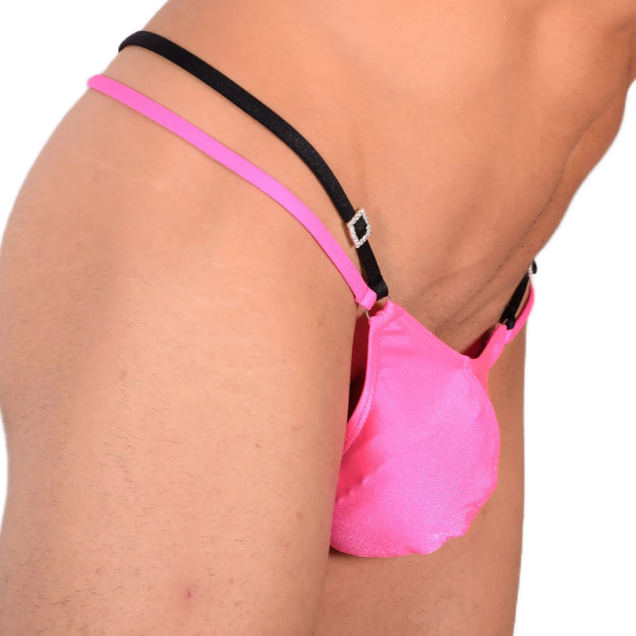 L SMU Sexy Neon Pink Thong 33545 MX13 - SexyMenUnderwear.com