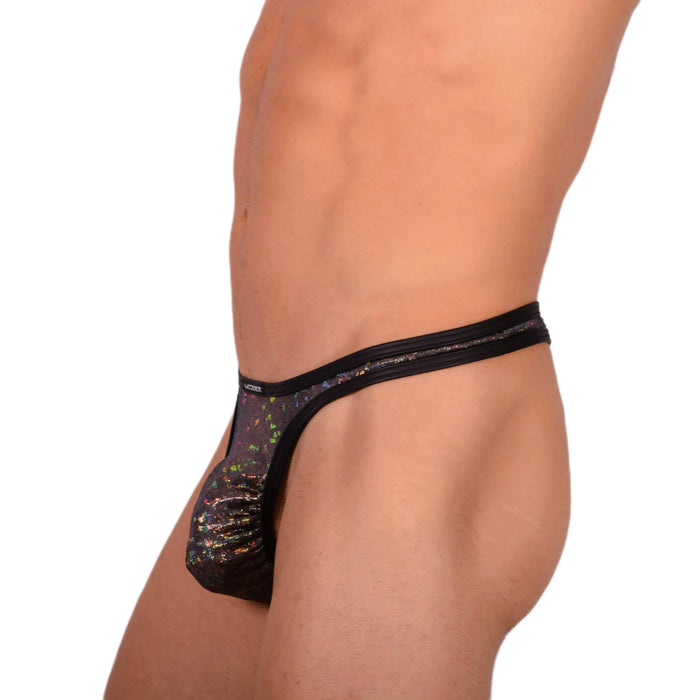 L Wojoer Sexy Black Party Thong 33941 MX18 - SexyMenUnderwear.com