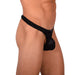 L Wojoer Sexy Deep Black Thong 33936 MX18 - SexyMenUnderwear.com