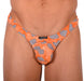 L Wojoer Sexy Orange and Grey Special Thong 33935 MX18 - SexyMenUnderwear.com