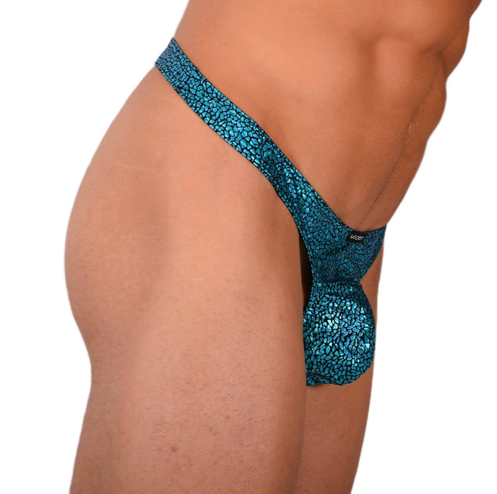 L Wojoer Sexy Reptile Turquoise Thong 33932 MX187