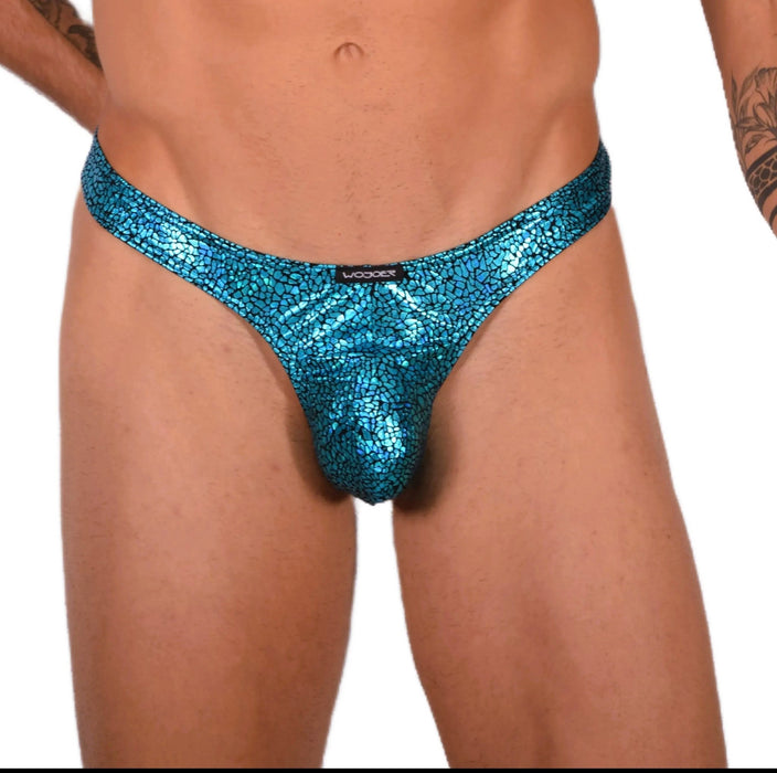 L Wojoer Sexy Reptile Turquoise Thong 33932 MX181