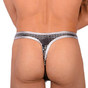 L Wojoer Sexy Silver Disco Thong 33933 MX184