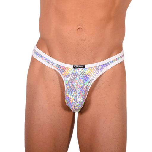 L Wojoer Sexy Silver Disco Thong 33940 MX181