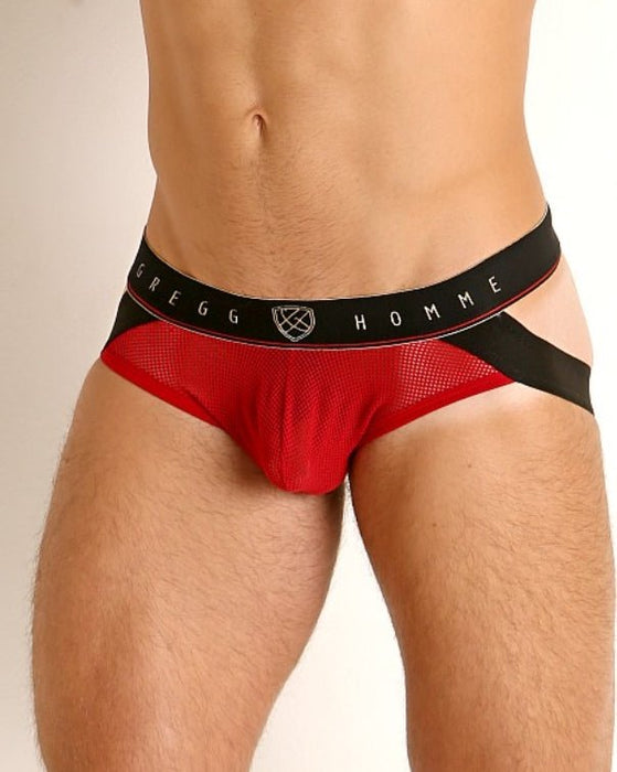 LARGE Gregg Homme 2XPOSED Jockstrap Red 180134 1 - SexyMenUnderwear.com