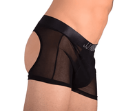 LARGE JJ MALIBU Sheer Opened Back Boxer Briefs Backless 23