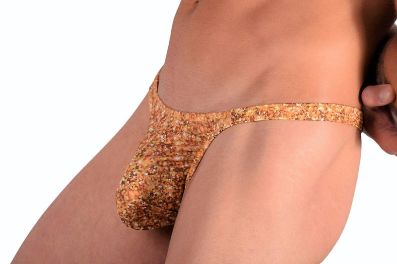 LARGE JJ MALIBU Yellow Print Thong 25