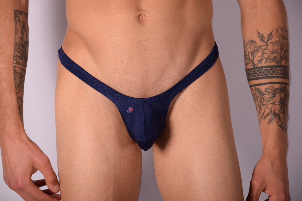 Large JOE SNYDER Polyamide Elastane Bulge Thong Navy BUL02 2 - SexyMenUnderwear.com