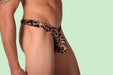 LARGE L'Homme Invisible String Bikini Leopard UW11 - MIC 3 - SexyMenUnderwear.com