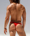 LARGE RUFSKIN JOHN Thong - Knit Single Layer T - Back Premium Stretch Rayon Red 364