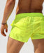 Large RUFSKIN Nuage Swimwear Sheer Sport Swim - Short Transparent Nylon Lemon 20 - SexyMenUnderwear.com