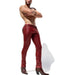 Large RUFSKIN Slim - Fit Pant Denim Chic Blood Faux Fly Leatherette Fitted Pants - SexyMenUnderwear.com