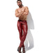 Large RUFSKIN Slim - Fit Pant Denim Chic Blood Faux Fly Leatherette Fitted Pants - SexyMenUnderwear.com