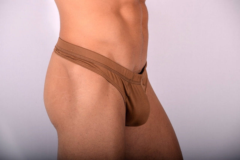 Large RUFSKIN Thong LUAN T - Back Stretch Double - Sided Brushed Knit Thong Camel 651