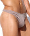 LARGE RUFSKIN Thong STREAM Premium Stretch Rayon Soft - Knit Pouch Dark Sand 16 - SexyMenUnderwear.com