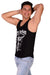 LARGE SMU Gym King Tank top Black and White 33739 MX16 - SexyMenUnderwear.com