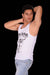 LARGE SMU Gym King Tank top White 33736 MX16 - SexyMenUnderwear.com