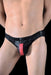 Large SMU Leather KIT Brief Harness Black Red 525965 MX9 - SexyMenUnderwear.com