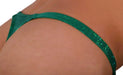 LARGE SMU Sensual Detachable Thong Glitter Green 33500 MX13 - SexyMenUnderwear.com