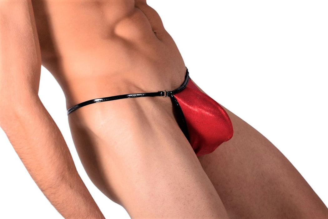 Large SMU Swimwear Thong Vinyl String 34119 SX02 - SexyMenUnderwear.com