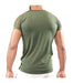 LARGE TOF PARIS T-Shirt Davio Round Neck Lace Raglan Sleeves Shirt Khaki 19 - SexyMenUnderwear.com