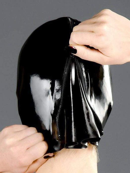 Latex hood Nose Only Rubber Polymorphe Latex With Back Zip A - 04 3 - SexyMenUnderwear.com