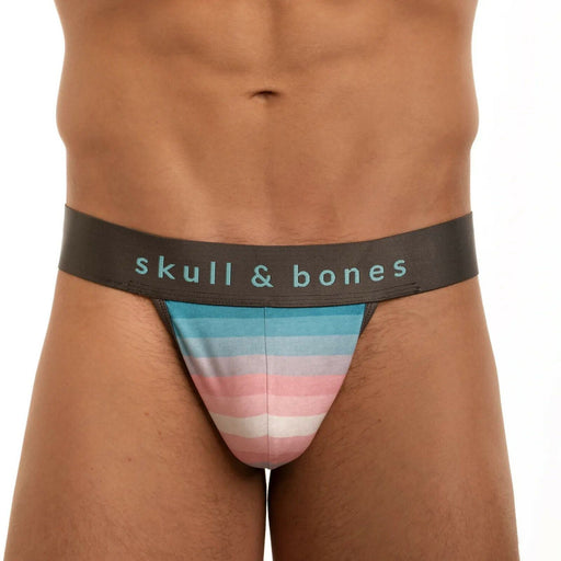 Limited Thong SKULL & BONES Trans Pride Stripe Heather TIE DYE Thong 81