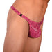 L/XL SMU Sexy Detachable Deep Purple Thong 33722 MX15 - SexyMenUnderwear.com