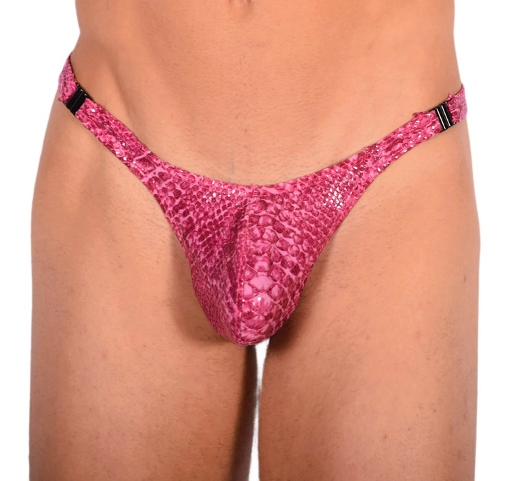 L/XL SMU Sexy Detachable Deep Purple Thong 33722 MX15 - SexyMenUnderwear.com