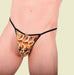 L/XL Thongs Eros Veneziani Italian Animal Print Thong 6977 MX9 - 42 - SexyMenUnderwear.com