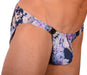 M Gregg Homme Sexy Detachable Floral Explosion Brief 33947 MX18 - SexyMenUnderwear.com