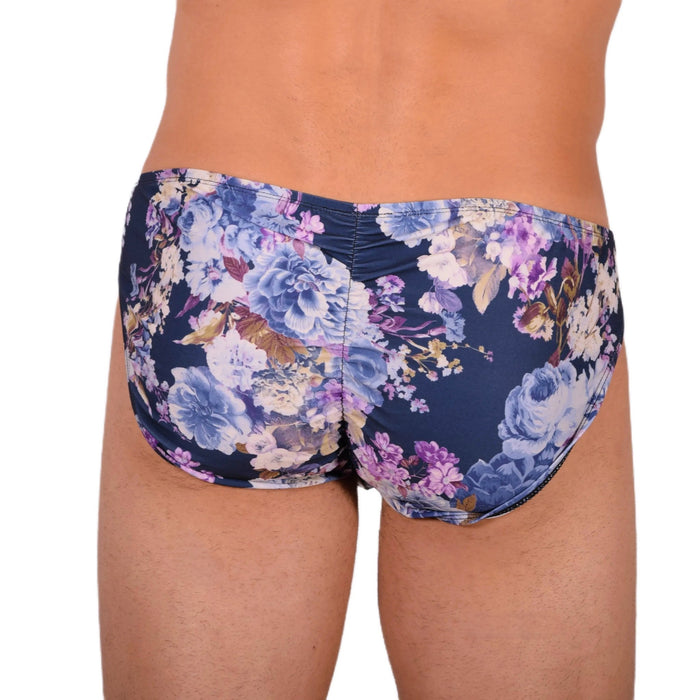 M Gregg Homme Sexy Detachable Floral Explosion Brief 33947 MX184