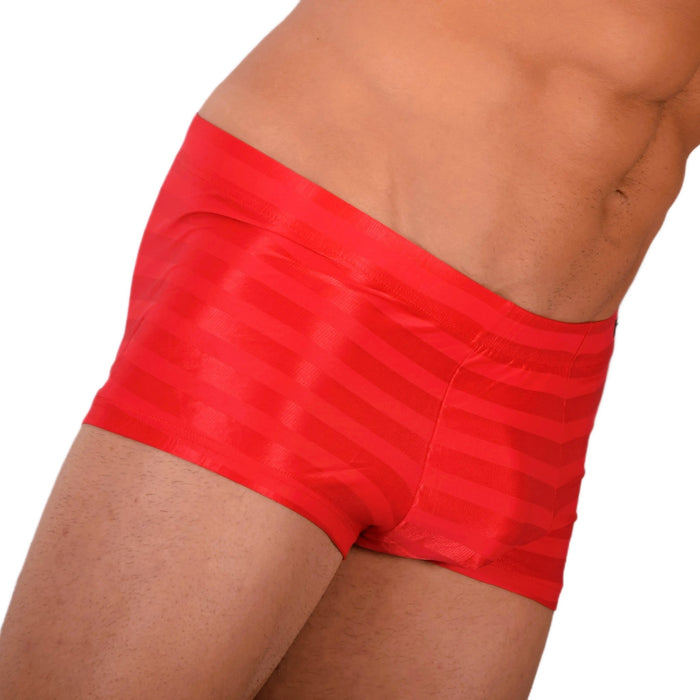 M HOM Sexy Red Boxer Mini 33944 MX18 - SexyMenUnderwear.com