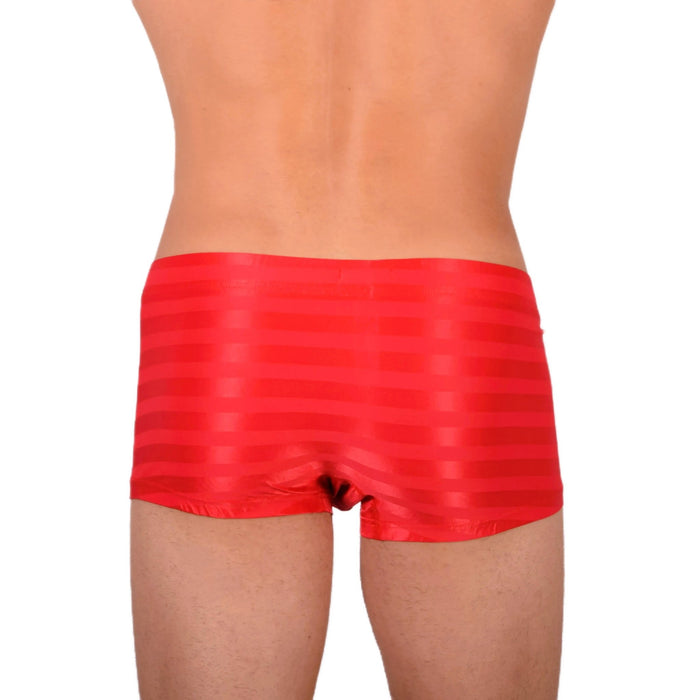 M HOM Sexy Red Boxer Mini 33944 MX18 - SexyMenUnderwear.com