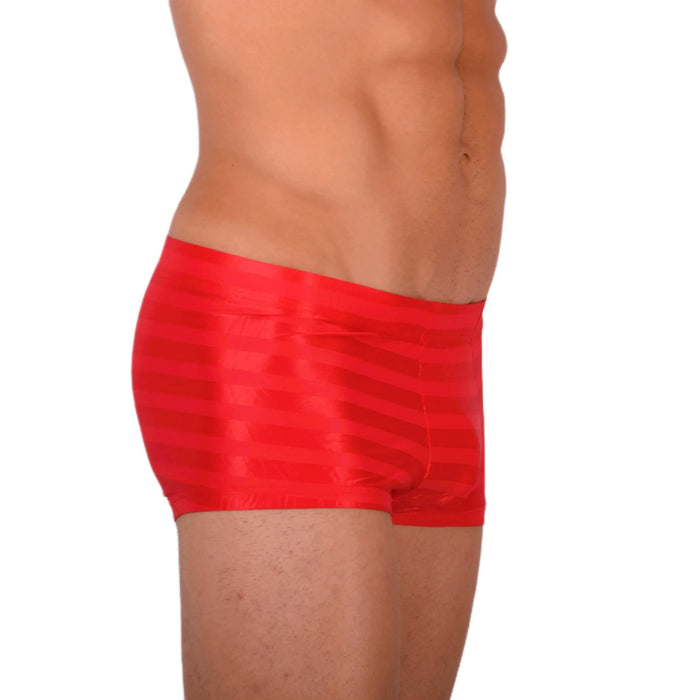 M HOM Sexy Red Boxer Mini 33944 MX18 - SexyMenUnderwear.com