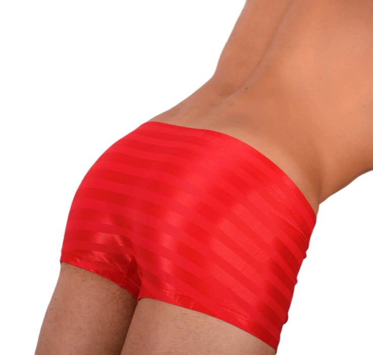 M HOM Sexy Red Boxer Mini 33944 MX18 - SexyMenUnderwear.com