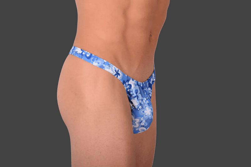 M - L SMU thong aqua 30 - 32 inch waist 105222 MX24