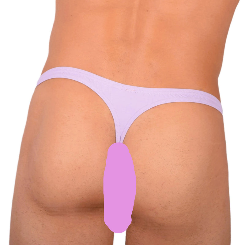 M SMU Men Sensual Light Purple Thong 33816 MX174