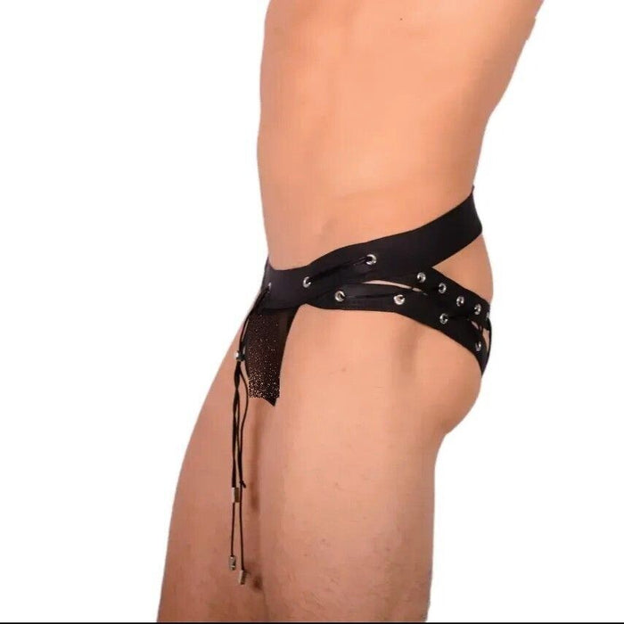 M SMU Sensual Special Black Jockstrap MX21 34146 - SexyMenUnderwear.com