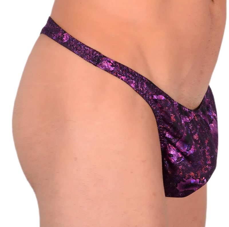 M SMU Sensual Thong Purple Party 33591 MX133