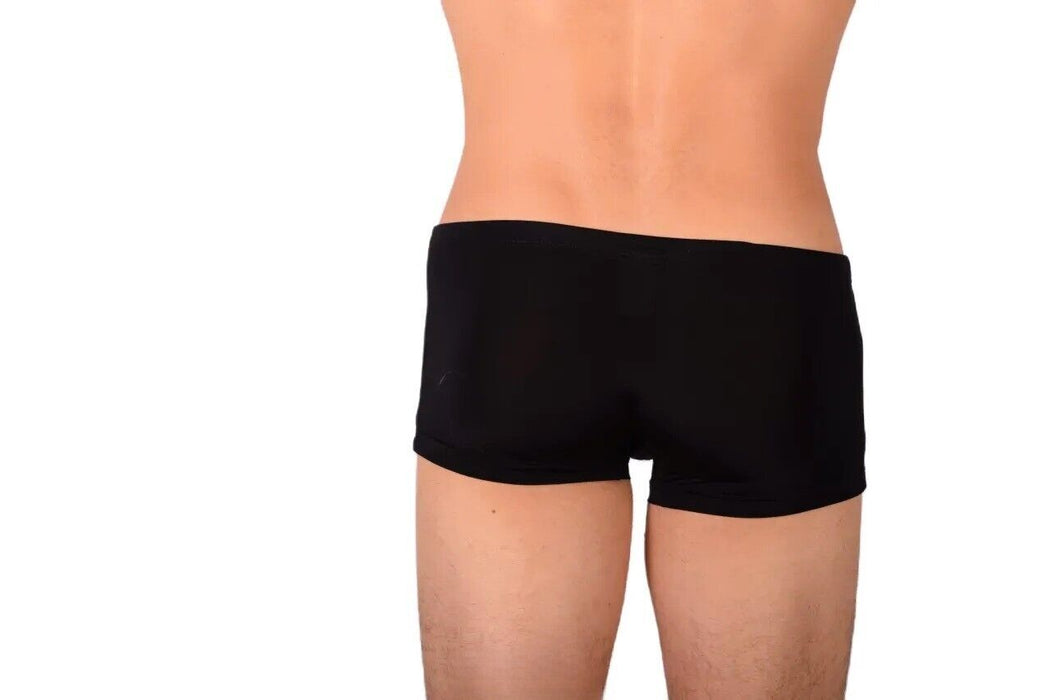 M SMU Sexy Black Boxer Mini MX20 34132 - SexyMenUnderwear.com