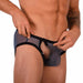 M SMU Sexy C - Thru Blue Brief 33910 MX18 - SexyMenUnderwear.com